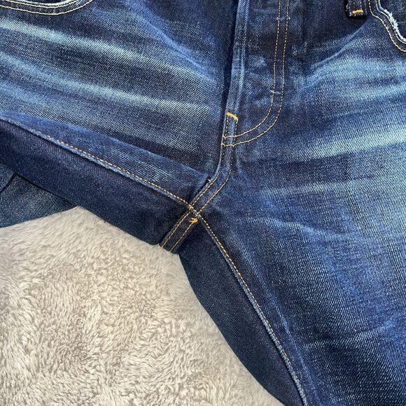 G-Star Raw Men’s 3301 Low Tapered Jeans 36X32 Blue Button Fly 50779-5490-4442 - Picture 3 of 6